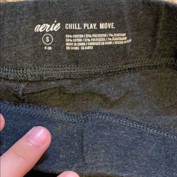 Aerie leggings charcoal/black size small - Picture 4 of 8